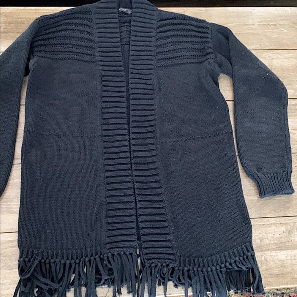 Women’s black banana republic cotton cardigan